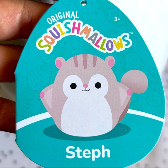 STEPH 🐿️ Flying Squirrel Sugar Glider Fluffy Tail Original Squishmallow ☆ NWT ☆ - Picture 5 of 9